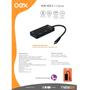 Imagem de Hub USB-C com 4 Portas USB 3.0 Preto OEX HB103