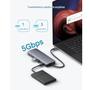 Imagem de Hub USB C com tela tripla USB C Anker 14 em 1, com HDMI 4K