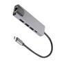 Imagem de Hub USB-C MD9 5 Portas RJ45 100MBPS 1 HDMI 1 Lan 2 USB 3.0 1 USB-C Fêmea - 9621