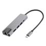 Imagem de Hub USB-C MD9 5 Portas RJ45 100MBPS 1 HDMI 1 Lan 2 USB 3.0 1 USB-C Fêmea - 9621