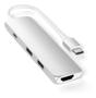 Imagem de Hub Usb-c Satechi Slim 4 Portas Hdmi 60w Macbook Prata