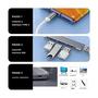 Imagem de Hub USB-C Tipo-C - Docking Station com 4 Portas USB 3.0 para Computador e Celular