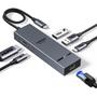 Imagem de Hub USB-C UGREEN Revodok Pro 6 em 1 - com HDMI 4K e Gigabit Ethernet