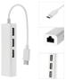 Imagem de Hub Usb C Usb-C Ethernet Rj45 Lan Placa De Rede 3X Usb A