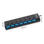 Imagem de Hub Usb Com 7 Portas E Led Indicador
