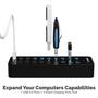 Imagem de Hub USB Sabrent 10 Portas com Carregamento Inteligente - HB-B7C3