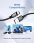 Imagem de Hubonic Cabo Tipo-C USB Turbo Nylon Carregamento Cabo de Dados Reforçado Compatível Premium