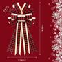 Imagem de Hying Grande Arco de Natal para Coroa, Vermelho Preto Búfalo Arco de Coroa xadrez para decoração de Natal - Arco de Burlap de Natal para porta da frente parede exterior decoração ornamento ornamento