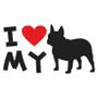 Imagem de I Love My Dog - Adesivo De Parede