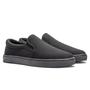 Imagem de Iate Slip On Casual Masculino Preto Lona  Carteira  Cinto