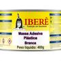 Imagem de Ibere Massa Plastica  Branca 400 Grs - Kit C/12 Pc