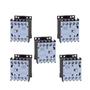 Imagem de Ideal para Circuitos: Kit com 5 Mini Contatores Weg CWCA0-40 10A 24VCA!