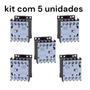 Imagem de Ideal para Circuitos: Kit com 5 Mini Contatores Weg CWCA0-40 10A 24VCA!