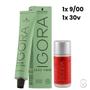 Imagem de Igora Zero Amm 1x9/00 Louro Ex. Claro Nat. 60ml + 1 Ox 30VOL