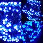 Imagem de Iluminação Natalina Azul Rede 200 Leds Bolinhas Azuis Estático 2x2M 127V.