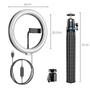 Iluminador Circular De Led Ring Light 26Cm Com Tripé - Apexel Imagem de Iluminador Circular De Led Ring Light 26Cm Com Tripé