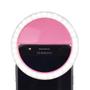 Imagem de Iluminador Circular LED Celular/SmartPhone Selfie Ring Light (Rosa)