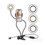 Imagem de Iluminador Circular LED Ring Light Live Streaming para 2 EM 1 GARRA celular para blogueira youtuber e maquiador