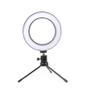 Imagem de Iluminador Fotografia Ring Light Led 16Cm 5500K Usb Tripé