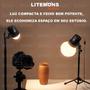 Imagem de Iluminador Led Bicolor Compacto De Bancada Godox Litemons Lc30bi + Softbox Dome + Suporte