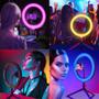 Imagem de Iluminador Led Circular 8 Mj20 Rgb 25W Soft Ring Light Live