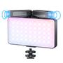 Imagem de Iluminador LED Mamen SML-V02 Painel RGB BiColor 8W com Microfone Duplo Integrado