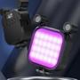 Imagem de Iluminador LED RGB com Microfone Duplo para Câmeras e Smartphones Mamen SML-V03