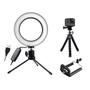 Imagem de Iluminador Ring Light 16cm Luz Led Selfie Kit Youtuber