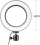 Imagem de Iluminador Ring Light 16Cm Usb Led Misto 3500K 5500K + Tripe