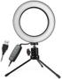 Imagem de Iluminador Ring Light 16Cm Usb Led Misto 3500K 5500K + Tripe