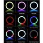 Imagem de Iluminador Ring Light 6 Pol 16cm RGB C/ Apoio De Mesa Colorido