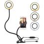 Imagem de Iluminador Ring Light Anel Luz Led Articulado Garra Celular