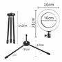 Imagem de Iluminador Ring Light De Led Com Tripé Usb 16cm 6 Polegadas
