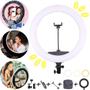 Imagem de Iluminador Ring light Hing Light 48cm Grande Potente 18 Pole