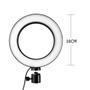 Imagem de Iluminador Ring Light Led Tripe Portatil Usb Luz Quente/Fria