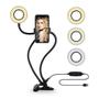 Imagem de Iluminador Ring Light Suporte Articulado De Mesa Live Stream