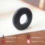 Imagem de Ímã Ferrite Anel  220 X 110 X 24mm Resistênte Multiuso AllTech