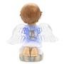 Imagem de Imagem Anjo da Guarda Azul Rezando com Led Importado Resina 12 cm