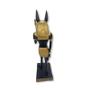 Imagem de Imagem Deus Egípcio Anubis Preto E Dourado Em Resina 28 Cm