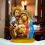 Imagem de Imagem Sagrada Familia 18cm Escultura Colorida E Envelhecida