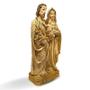 Imagem de Imagem Sagrada Familia 20cm Pequena Envelhecida Em Gesso