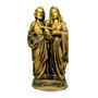 Imagem de Imagem Sagrada Família Barroca Grande 30cm Dourada Grande para Decorar Premium Para Casamento Presente Para o Lar Linda