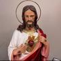 Imagem de Imagem Sagrado Coração De Jesus Resina 25Cm Com Auréola