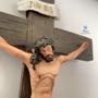 Imagem de Imagem Santa Crucifixo Jesus Na Cruz Médio 25cm P/ Pendurar