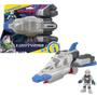 Imagem de Imaginext Buzz Lightyear Com Nave Espacial Exploradora XL-01 Lança Dardo Pixar Mattel