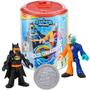 Imagem de Imaginext Mini Bonecos Batman e Duas Caras Color Changers + Acessório DC - Mattel HMX57