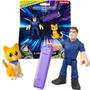 Imagem de Imaginext - Mini Bonecos Buzz Lightyear e Robô Gato Sox + Acessório - Disney Mattel HGT39