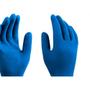 Imagem de Imbat Luva Latex  Forrada Azul 09 - Kit C/12 Pr