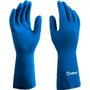 Imagem de Imbat Luva Latex  Forrada Azul 09 - Kit C/12 Pr
