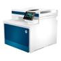 Imagem de Impressora Multifuncional HP LaserJet Pro Colorida 4303FDW Wi-Fi Ethernet USB Duplex ADF 110V - Branco/Azul